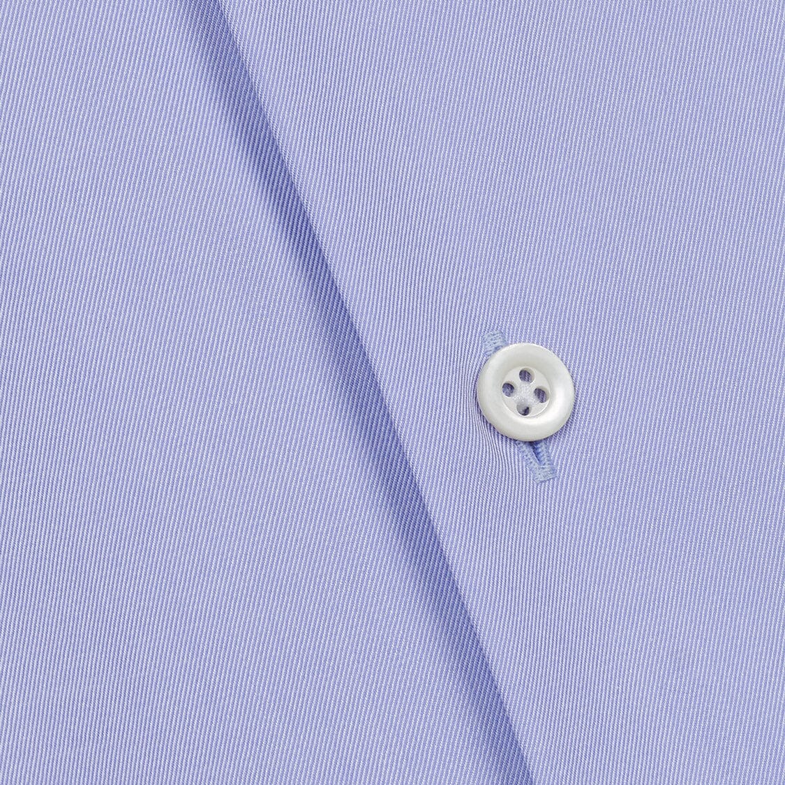 Premium fitted shirt in blue double-twisted twill