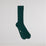 Fir green merino wool socks