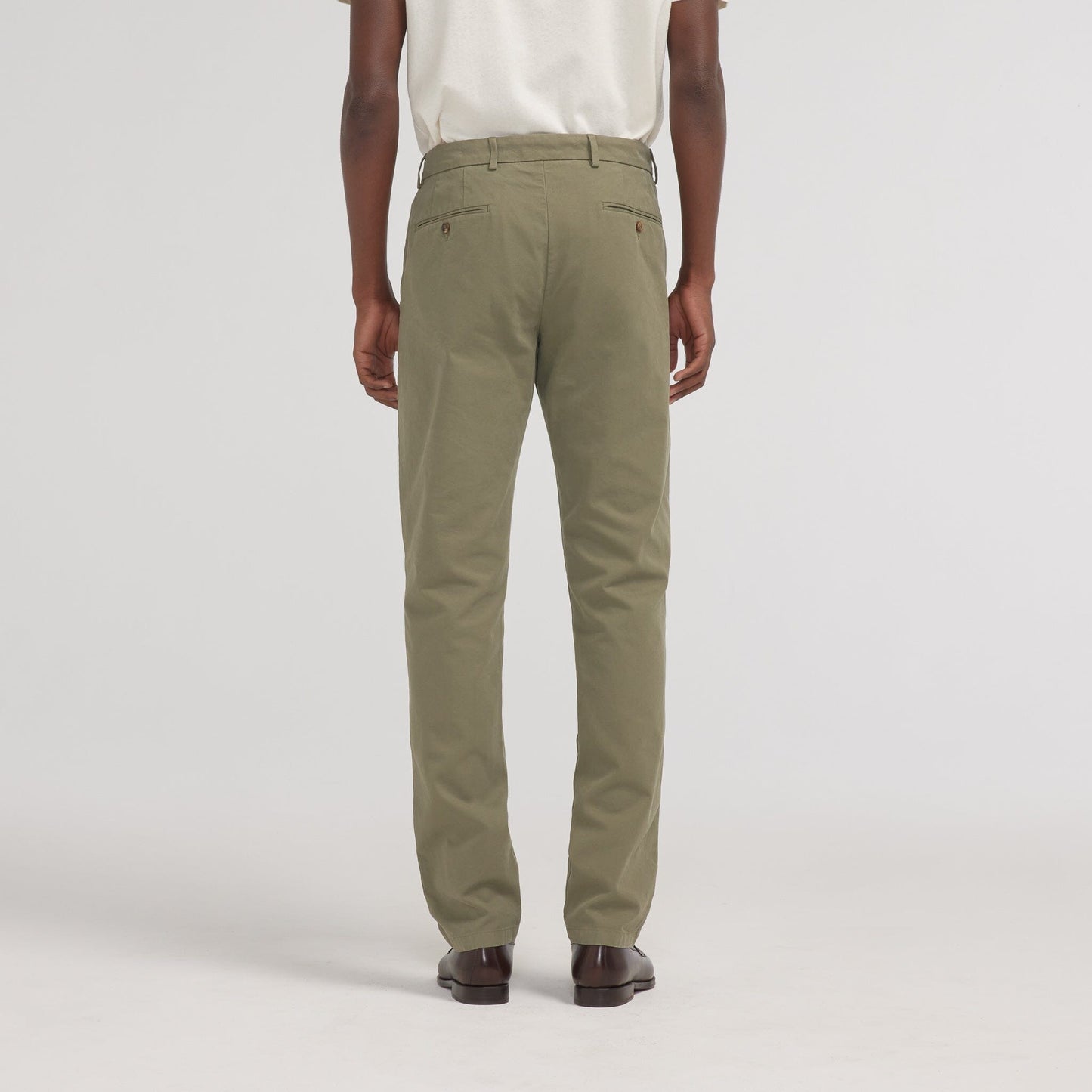 Green chinos