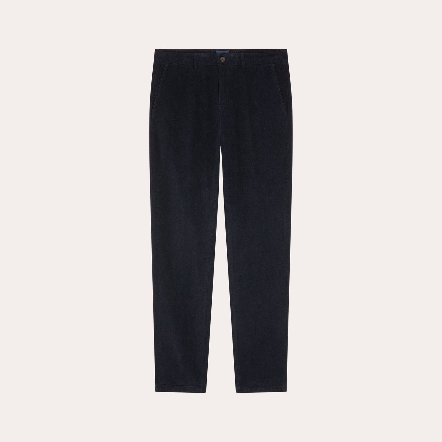 Navy velvet chinos