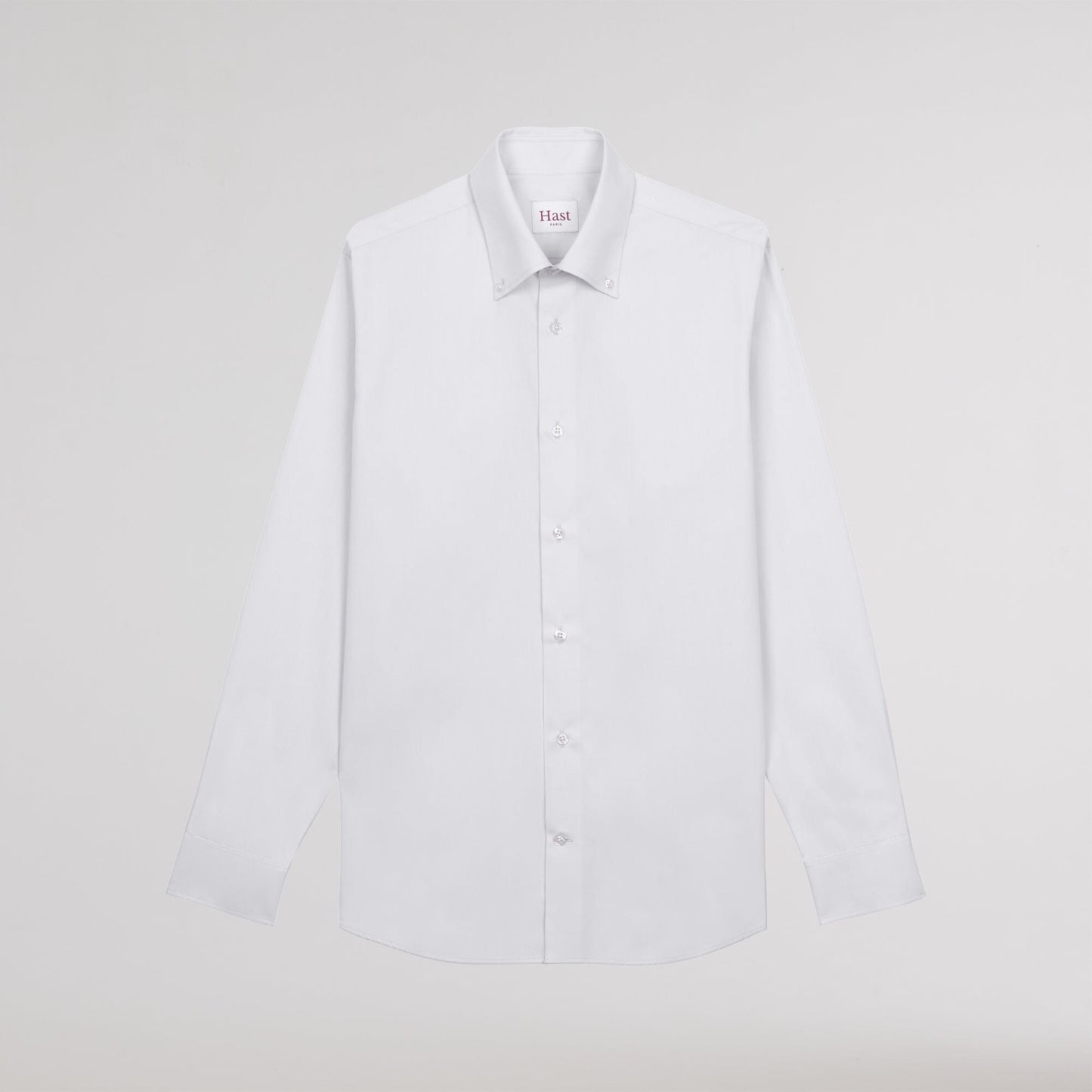 Chemise en popeline double retors blanche