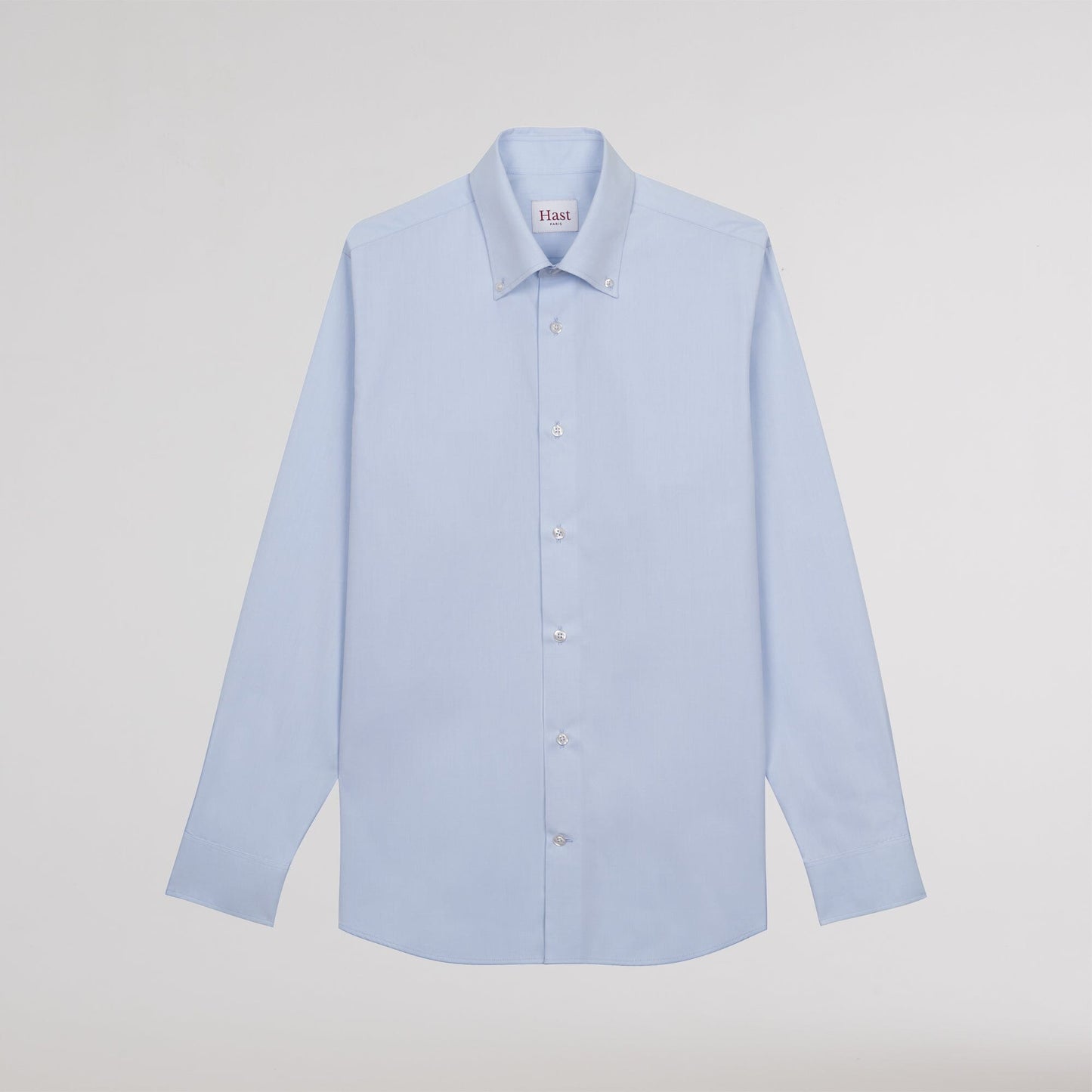 Chemise en oxford double retors bleu ciel