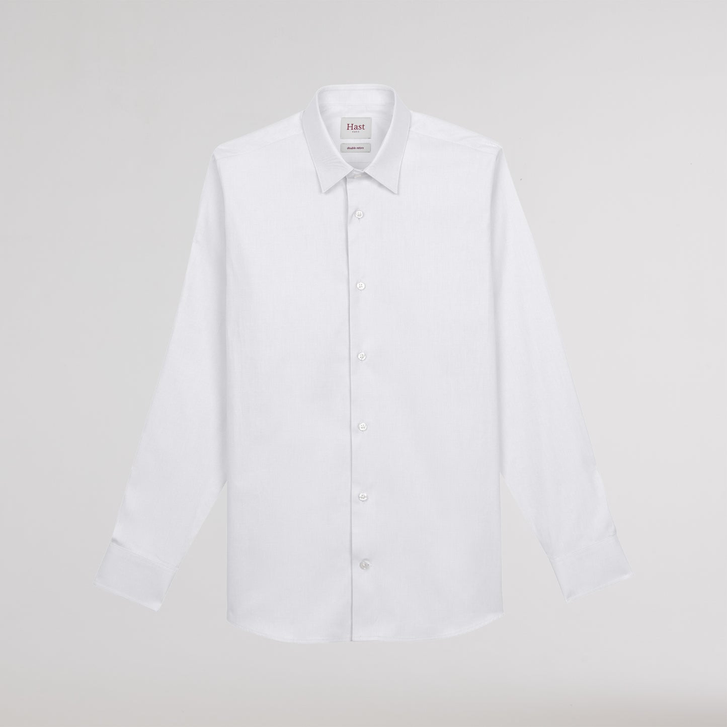 Chemise en oxford double retors blanche