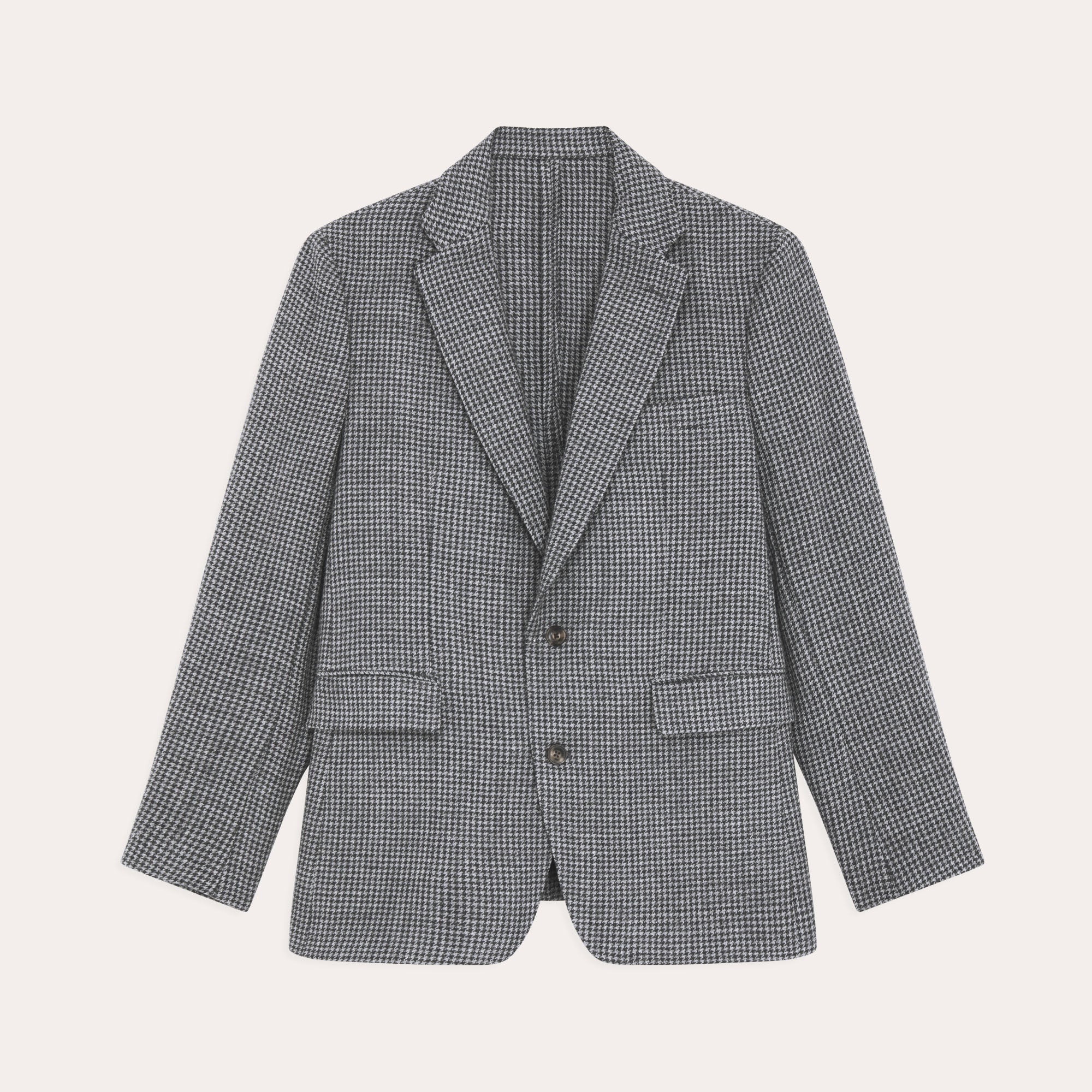 Grey houndstooth jacket best sale