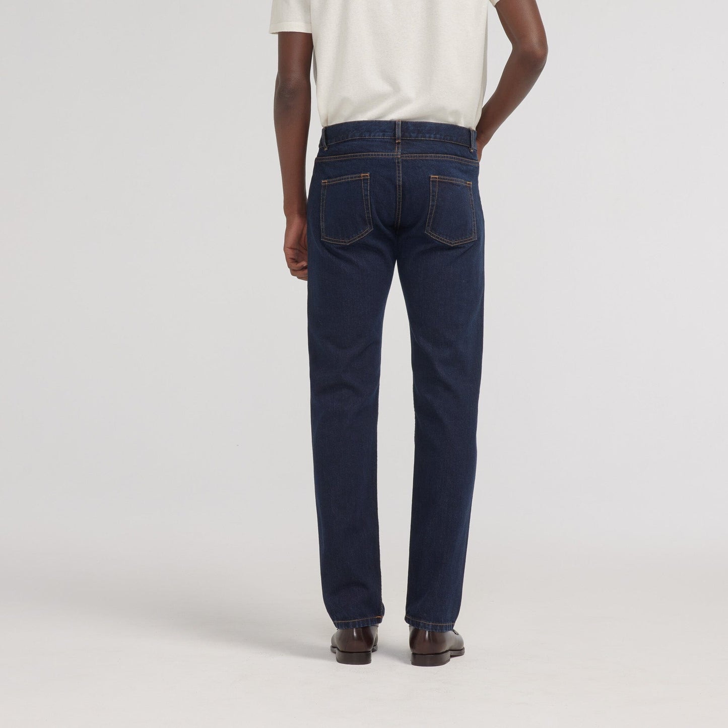 Jean indigo selvedge en coton biologique