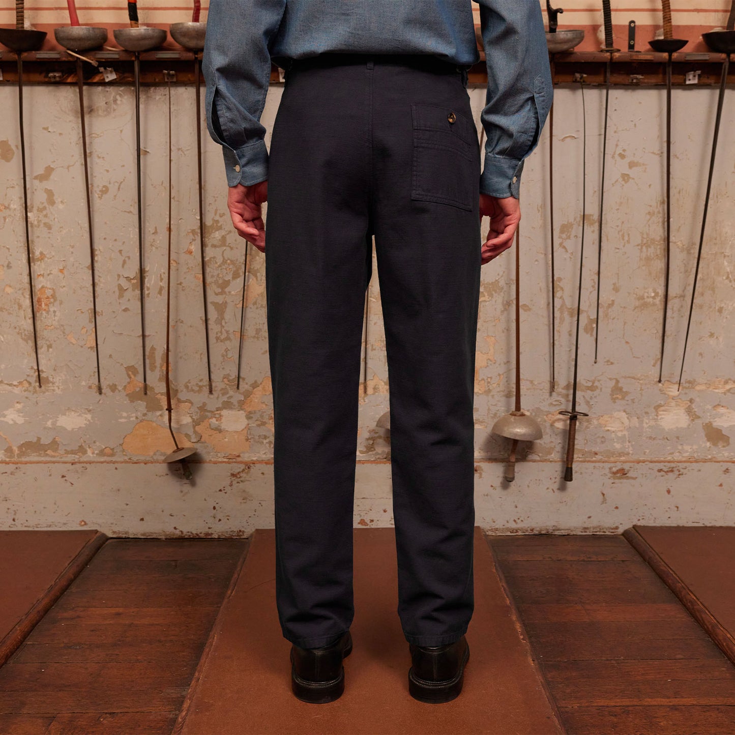 Pantalon décontracté marine