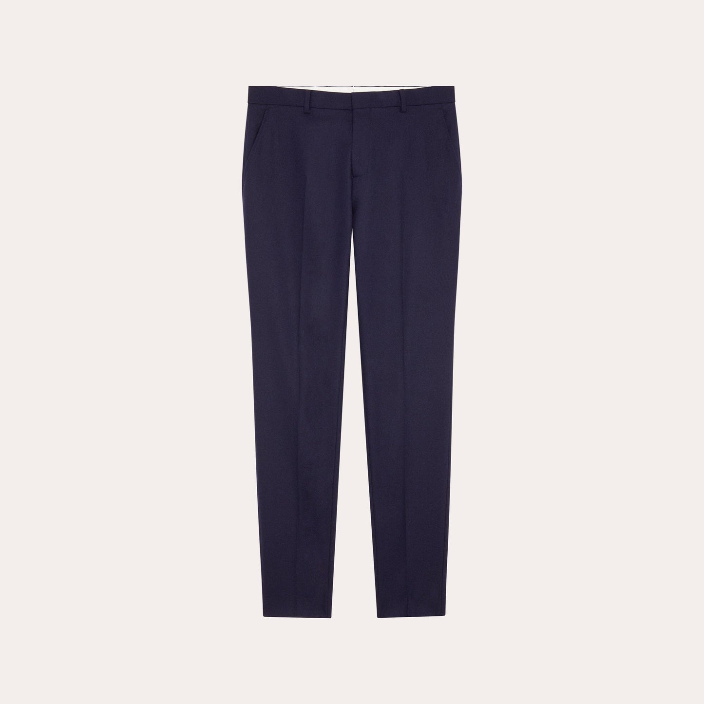 Pantalon en laine marine