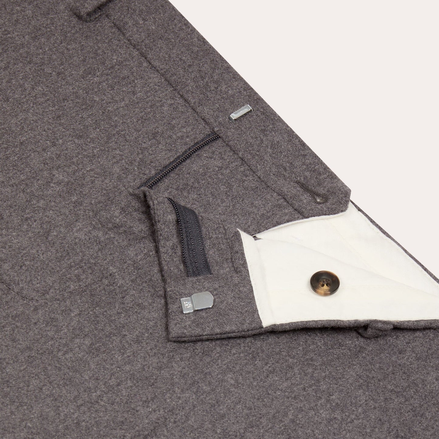 Grey wool pants