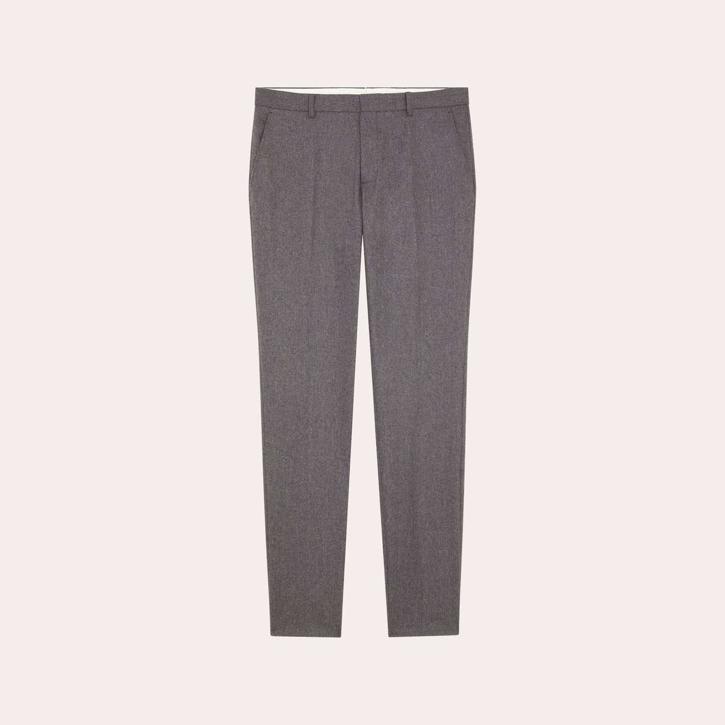 Pantalon en laine grise