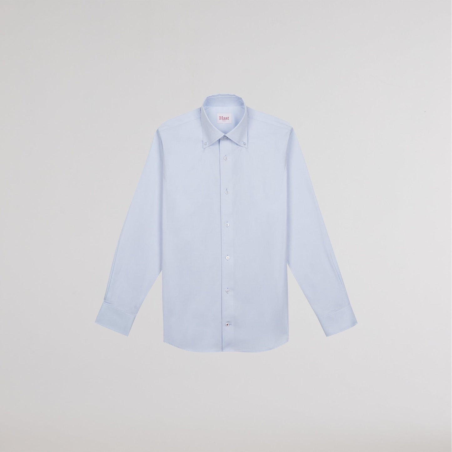 Sky blue double-twisted Oxford shirt