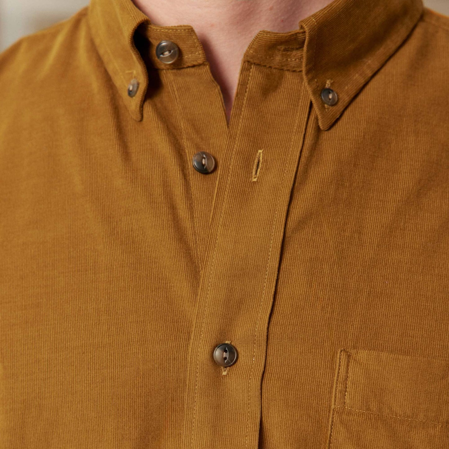 Camel corduroy shirt