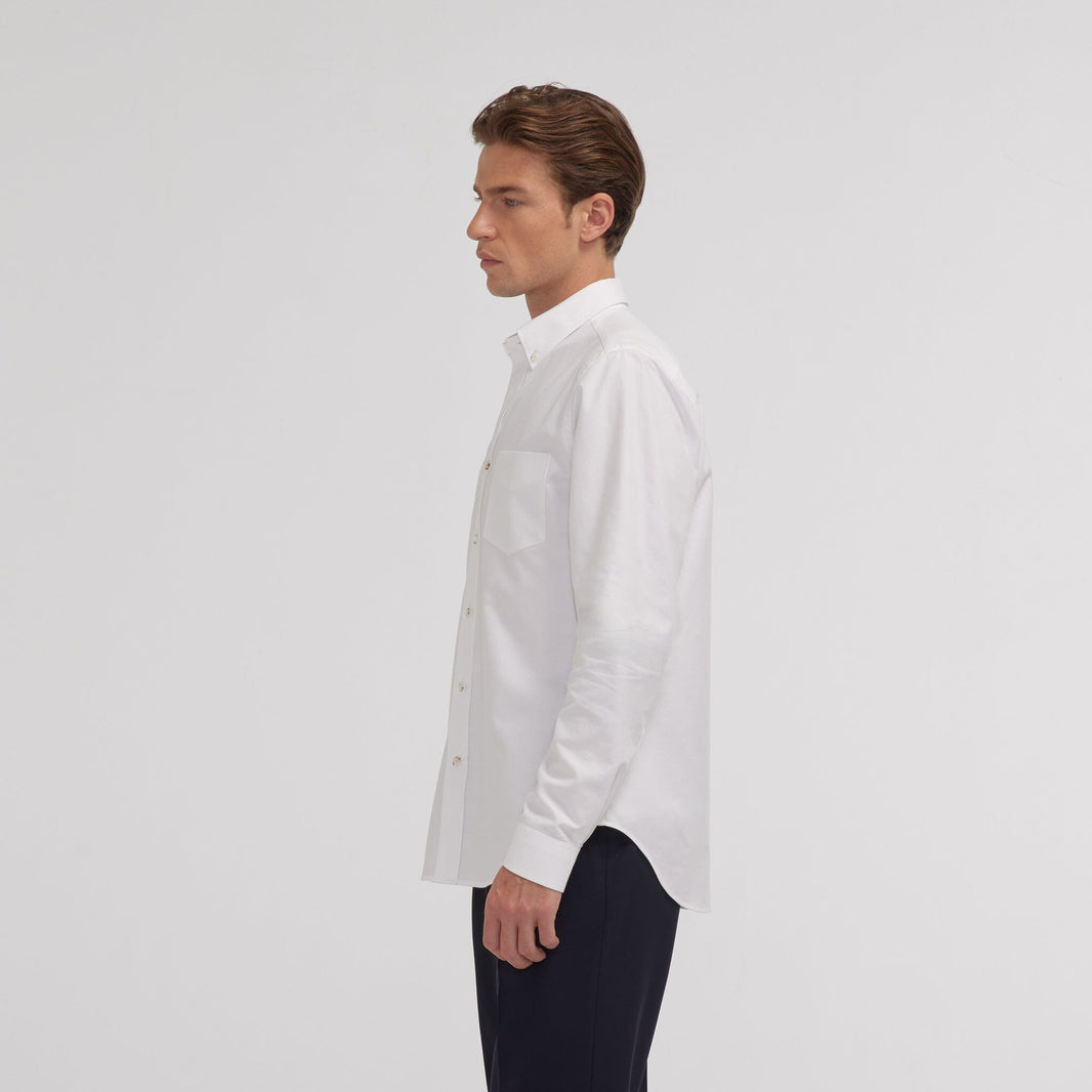 Chemise en oxford blanche