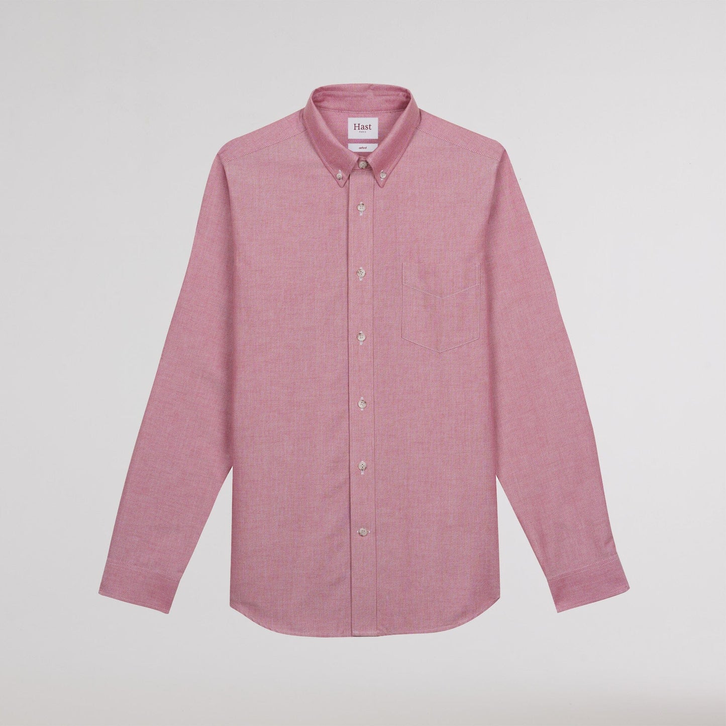 Chemise en oxford bordeaux