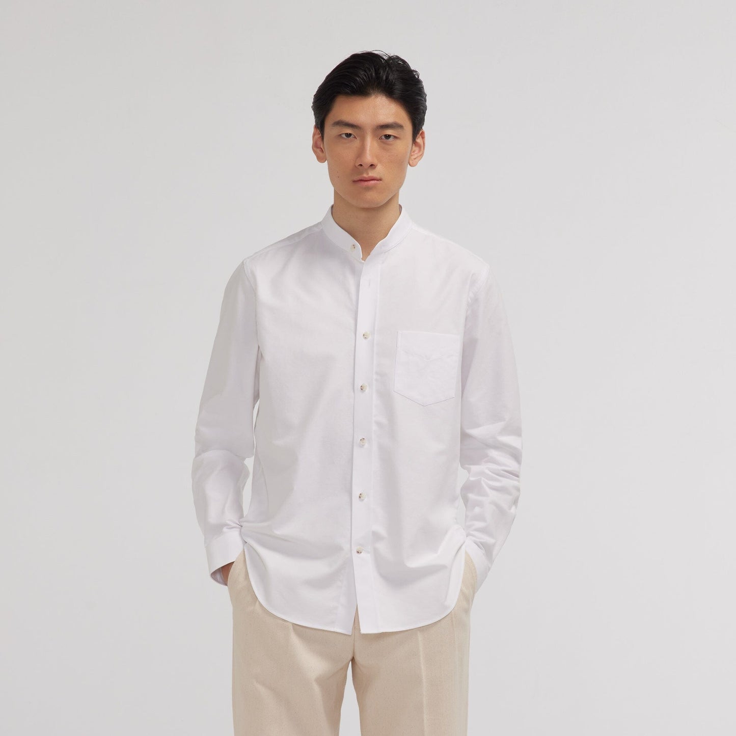 Chemise en oxford blanche