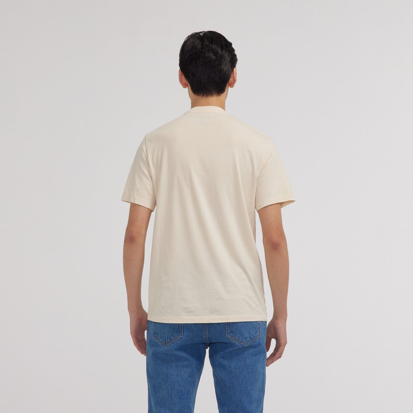 Ecru organic cotton T-shirt