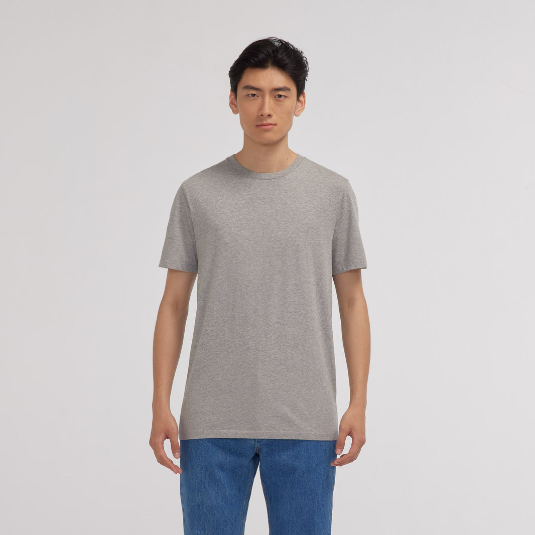 Gray organic cotton T-shirt