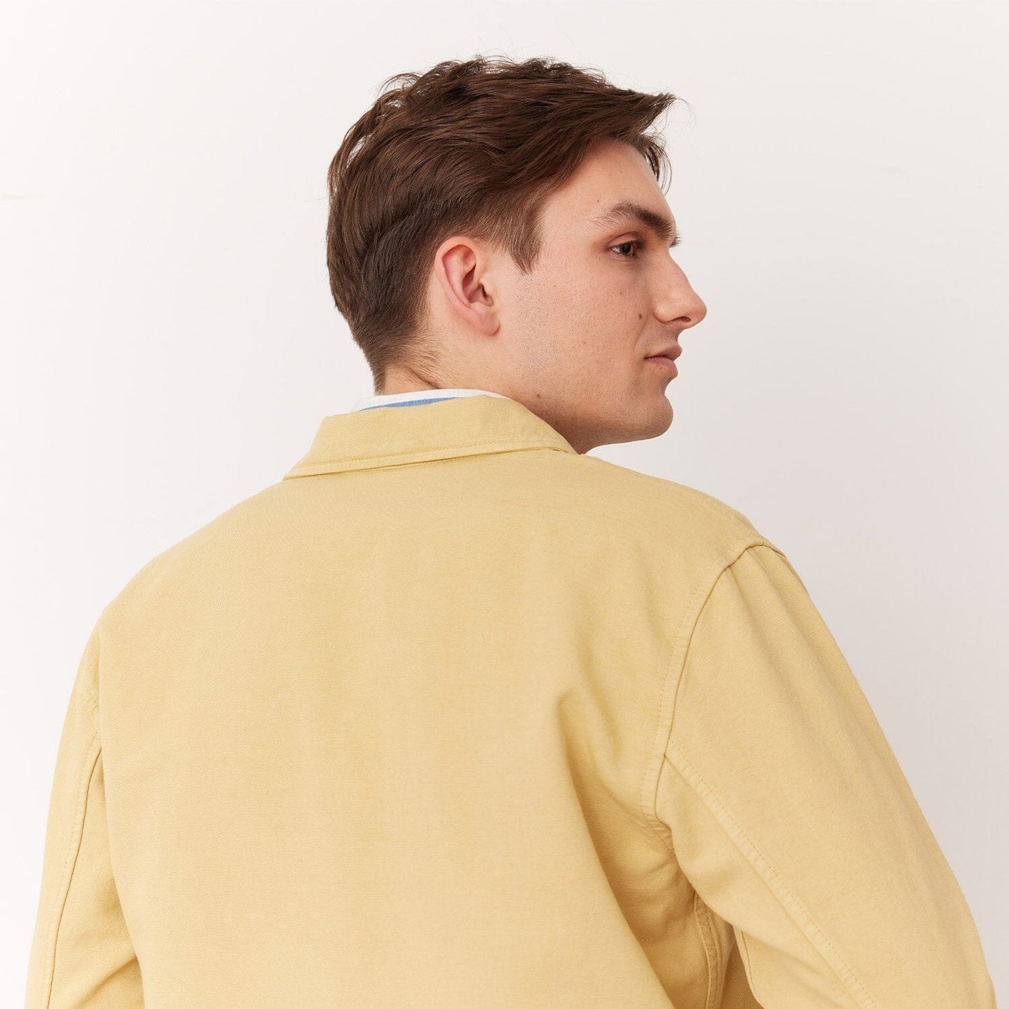 Yellow work jacket