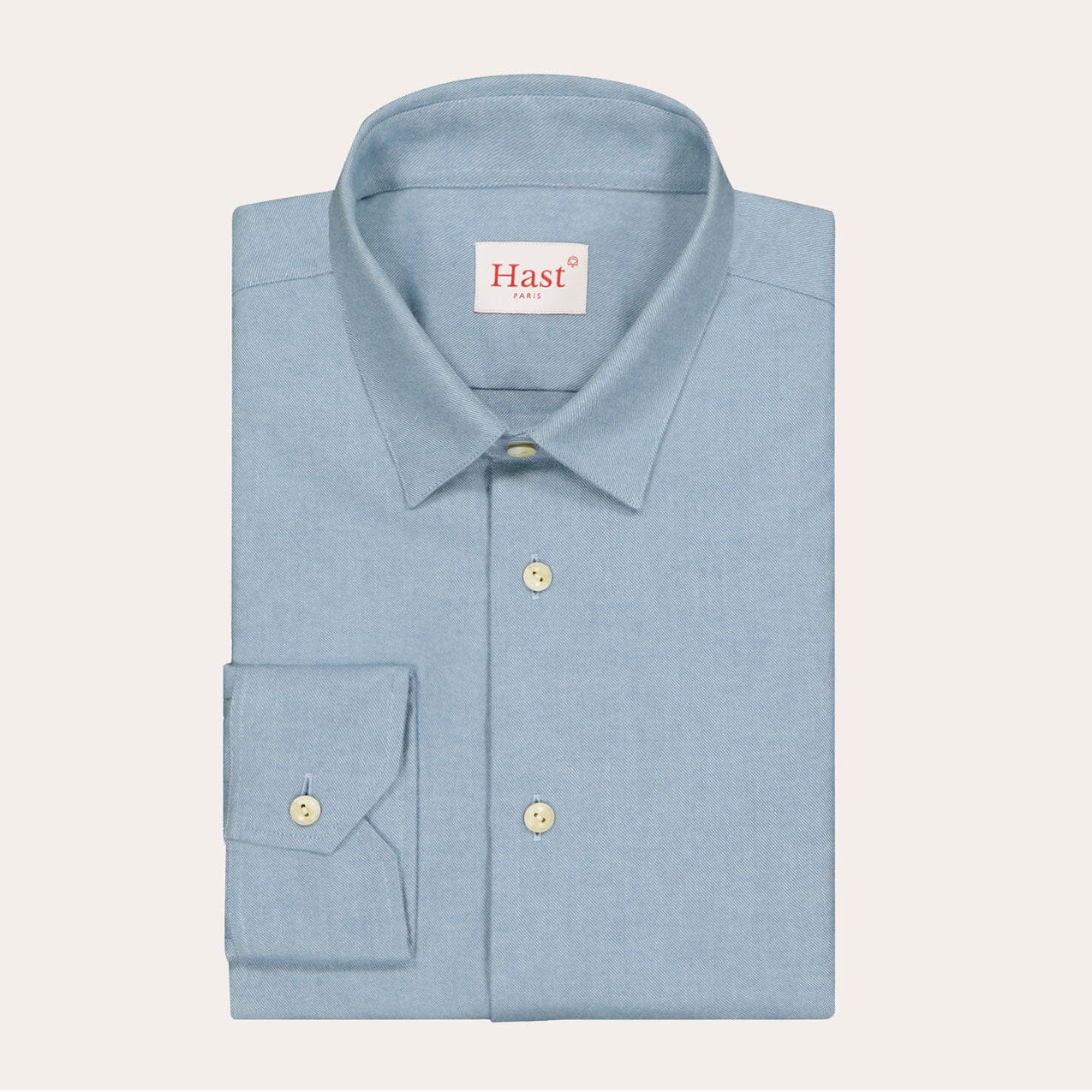 Chemise en flanelle bleu clair